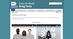 Desktop Screenshot of easyread.drugabuse.gov