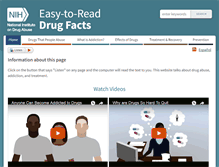 Tablet Screenshot of easyread.drugabuse.gov